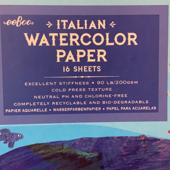 EeBoo Italian watercolor paper - Picture 2 of 2